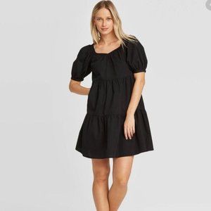 Target Tiered Puff Sleeve Dress